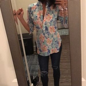 Floral blouse SOLD❗️